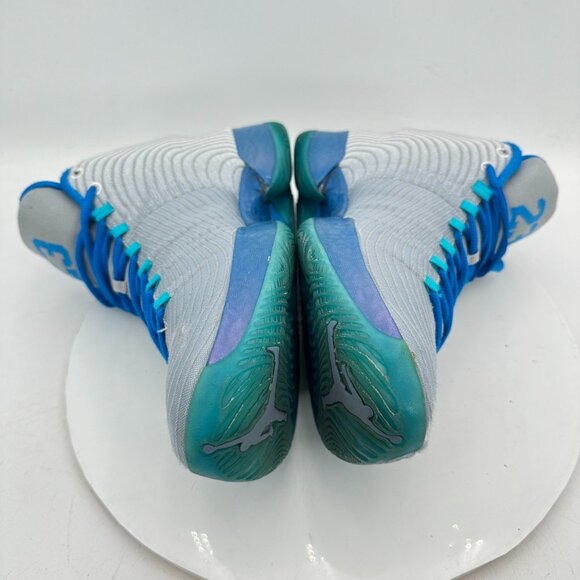 Nike Air Jordan 29 XX9 Playoff Home Men Size 10 749143-104 White Grey Blue Shoes - Picture 7 of 11